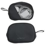 Custom AeroLOFT® Jet Black Tech Organizer Mesh Pouch - 1