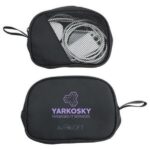 Custom AeroLOFT® Jet Black Tech Organizer Mesh Pouch