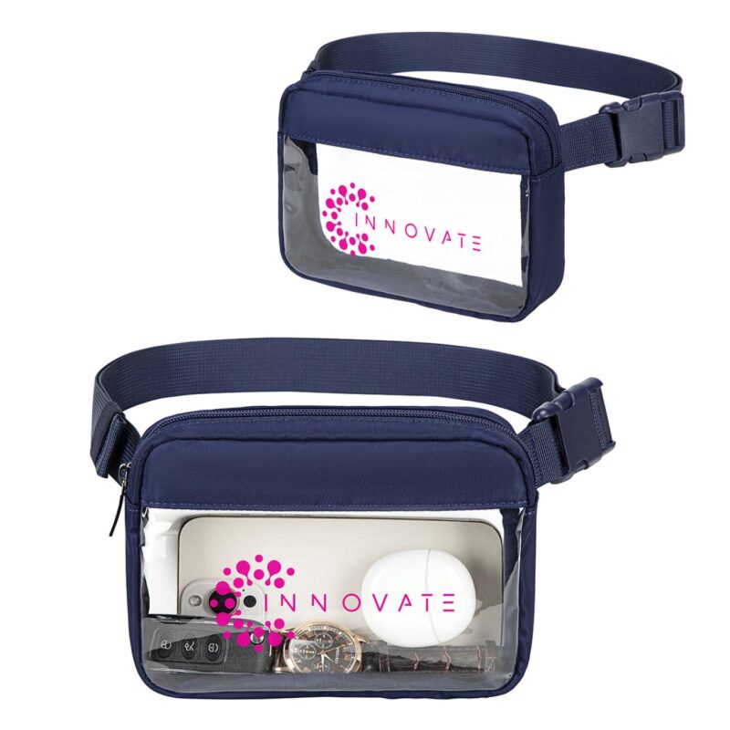 Custom AeroLOFT® Clear View Crossbody Belt Bag - 4