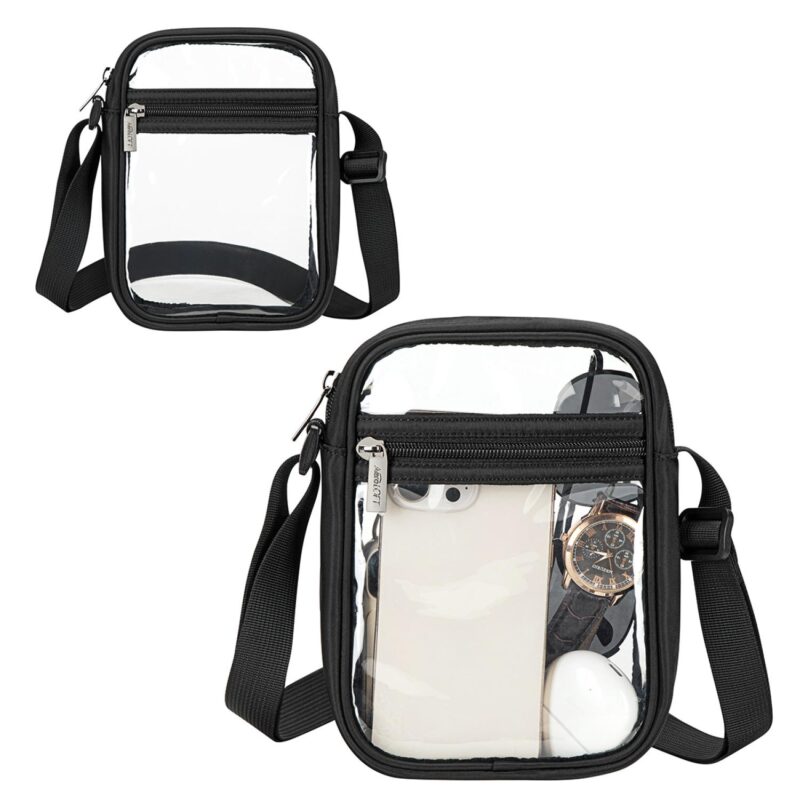 Custom AeroLOFT® Clear View Crossbody Stadium Bag - 3