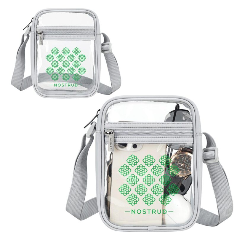 Custom AeroLOFT® Clear View Crossbody Stadium Bag - 6