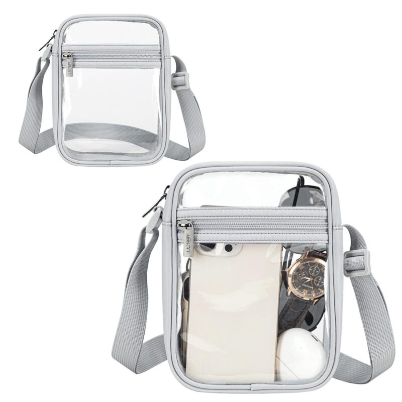 Custom AeroLOFT® Clear View Crossbody Stadium Bag - 7